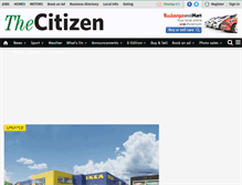 Tablet Screenshot of chorleycitizen.co.uk